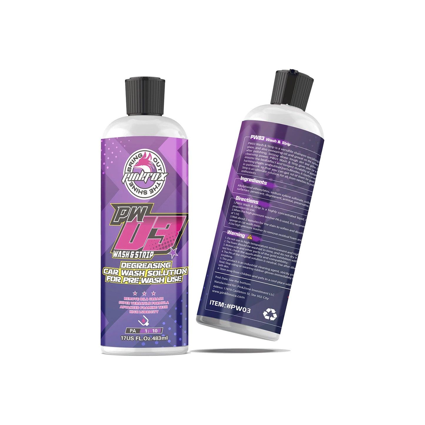 PW03 PRE-WASH WAX & GREASE REMOVER