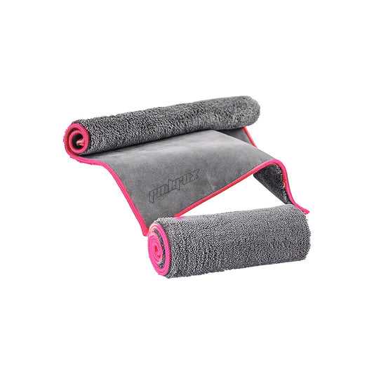 TW010 Suede Car Wash Cloth – Coral Velvet & Suede, 14x14inches, Scratch-Free Cleaning